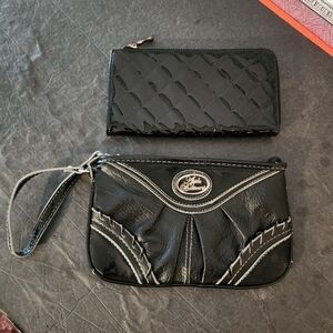 Apple Bottoms Wristlet & Unbranded Wallet Bundle (please see all pictures)